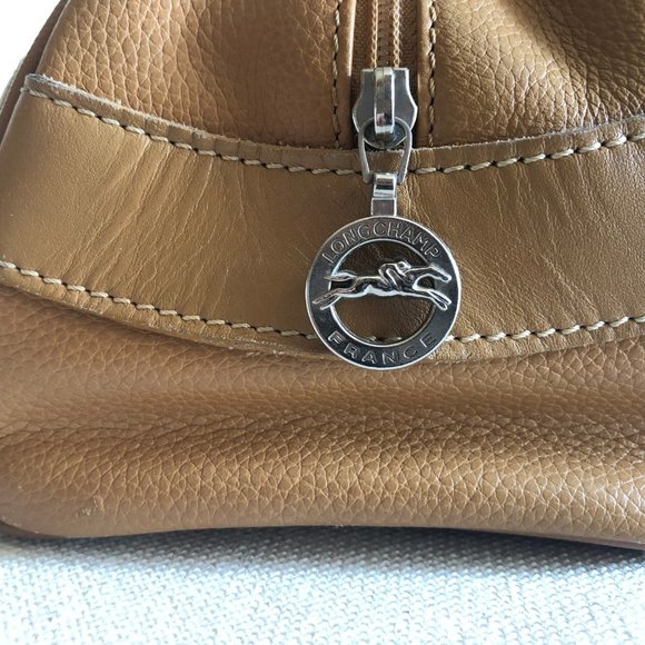 Longchamp Vintage Leather Bowler Bag - Purse - Picture 2 of 8